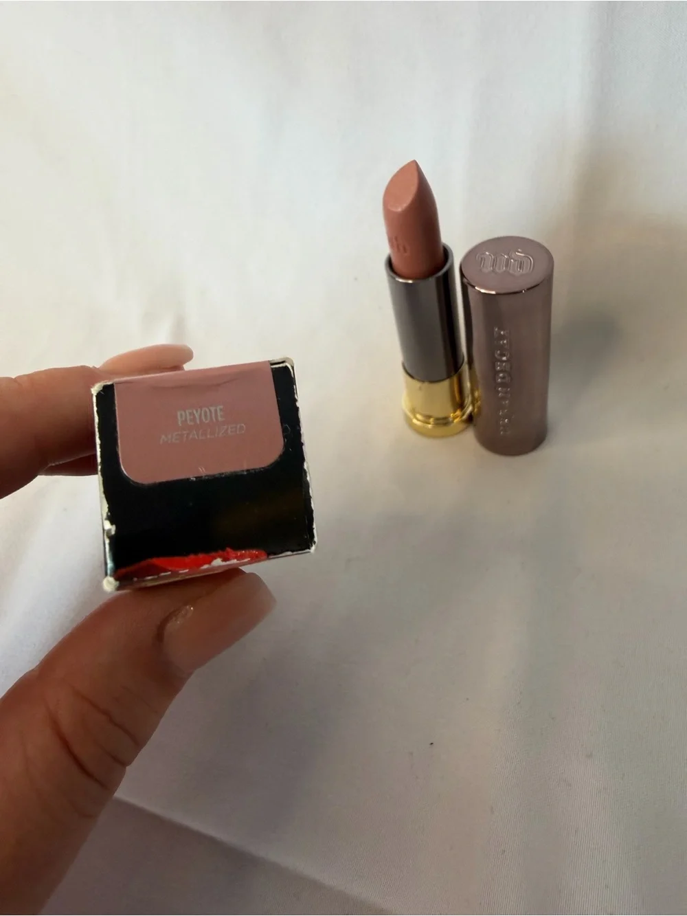 Urban Decay Vice Lipstick - DISCONTINUED Shade “Peyote” (Metallized) NIB